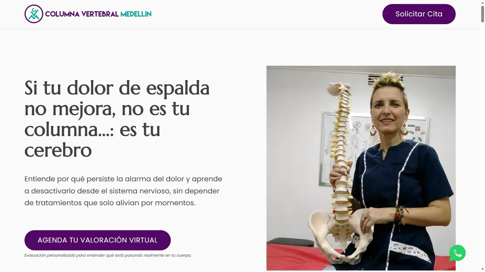 Columna Vertebral Medellín — Sitio corporativo
