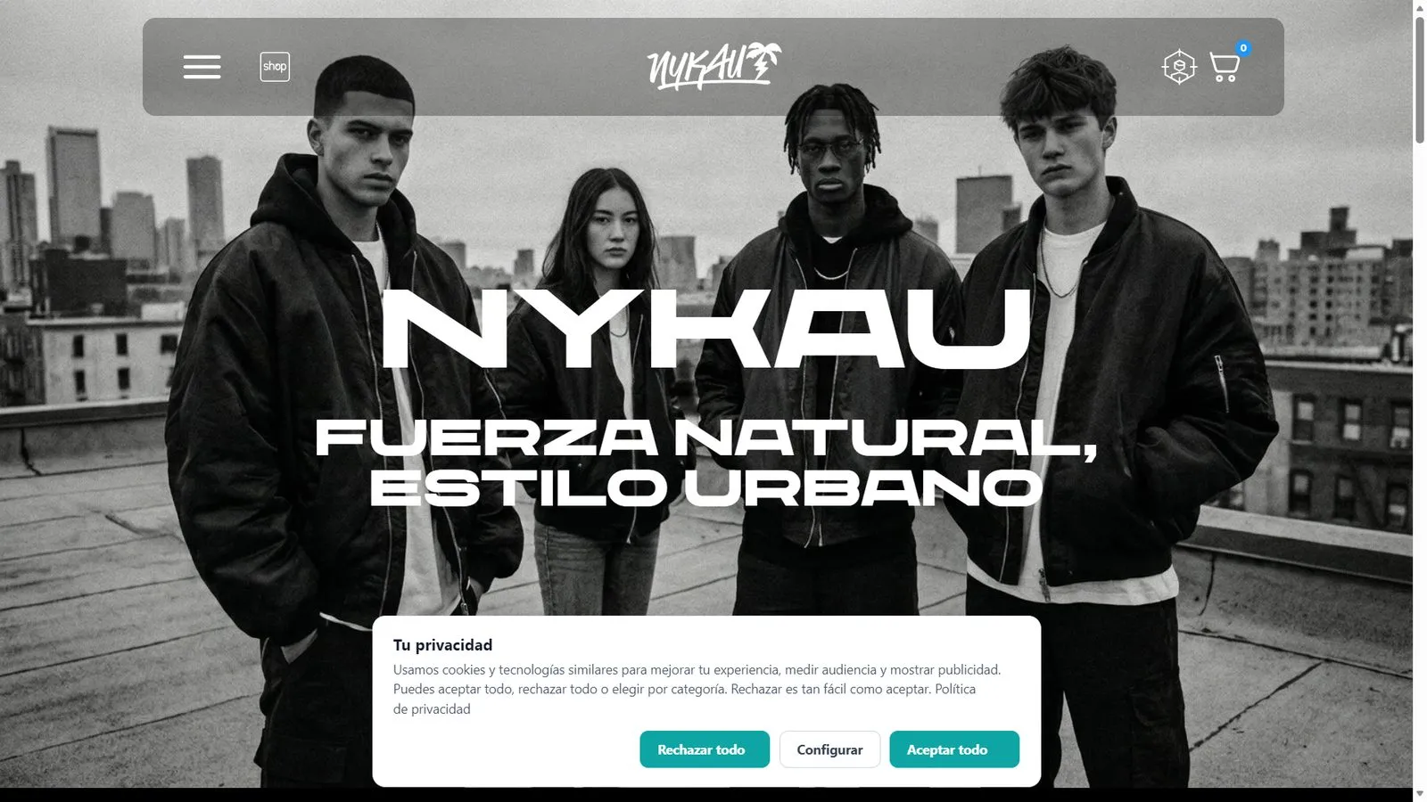 Nykau — Tienda en línea