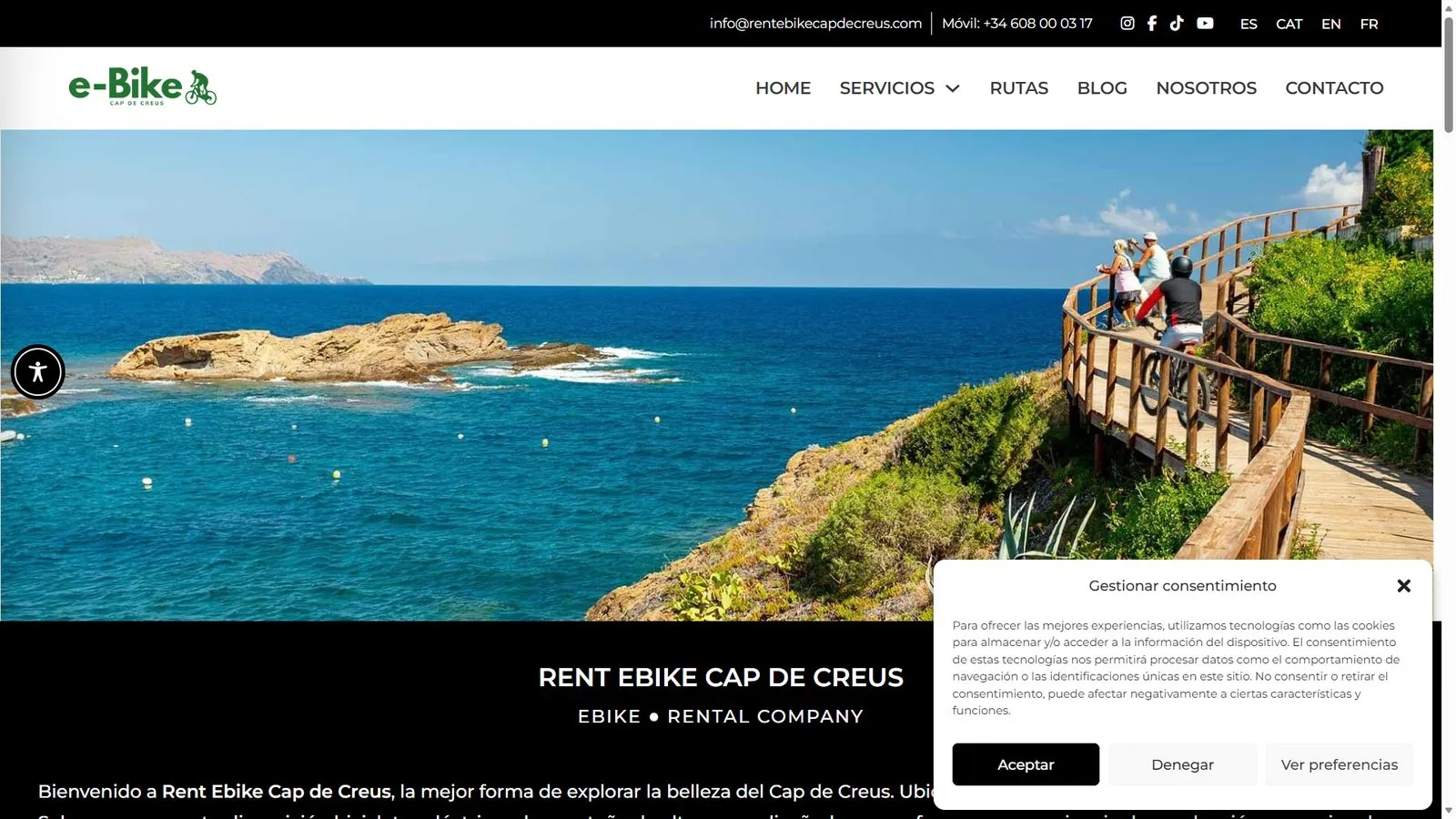 Rent a Bike Cap de Creus — Sitio corporativo